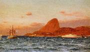 Eduardo de Martino View of Rio de Janeiro France oil painting artist